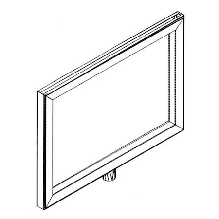 Amko 7 x 11 in. Metal Sign Holder, Chrome MC711-CH